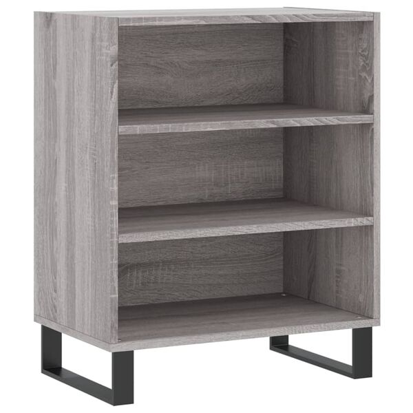 vidaXL Ραφιέρα Γκρι Sonoma 57 x 35 x 70 εκ. από Επεξεργασμένο Ξύλο