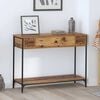 vidaXL Τραπέζι κονσόλας Other Παλαιό ξύλο 100 x 34.5 x 75 εκ.