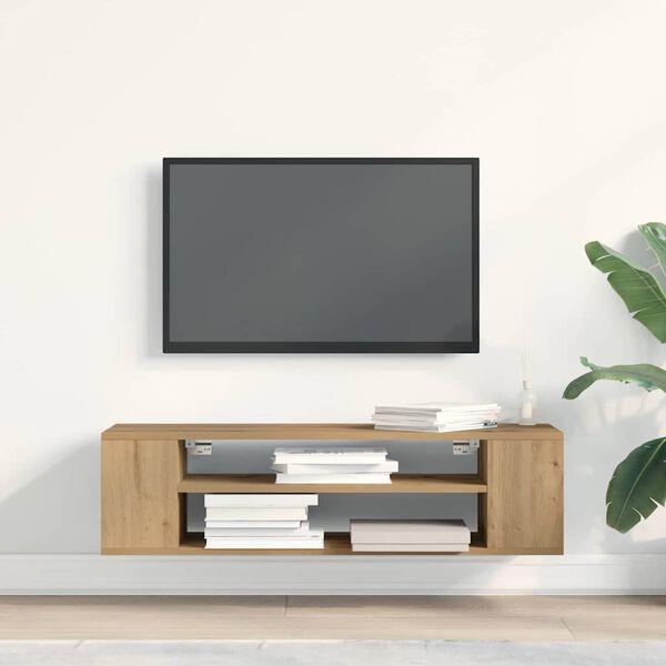 vidaXL &Nu;&tau;&omicron;&upsilon;&lambda;ά&pi;&iota; TV artisian oak 100 x 30 x 26,5 &epsilon;&kappa; &Epsilon;&pi;&epsilon;&xi;&epsilon;&rho;&gamma;&alpha;&sigma;&mu;έ&nu;&omicron; &xi;ύ&lambda;&omicron;