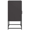 vidaXL Κομοδίνο Μαύρο 36x39x78 cm από χάλυβα ψυχρής έλασης