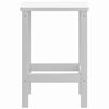 vidaXL Τραπέζι Κήπου Adirondack Λευκό 38 x 38 x 46 εκ. από HDPE