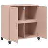 vidaXL Ντουλάπι Ροζ 68x39x72 εκ. από Χάλυβα