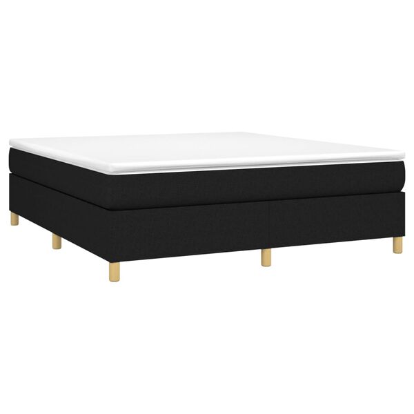vidaXL &Kappa;&rho;&epsilon;&beta;ά&tau;&iota; Boxspring &mu;&epsilon; &Sigma;&tau;&rho;ώ&mu;&alpha; &Mu;&alpha;ύ&rho;&omicron; 180x200 &epsilon;&kappa;. &Upsilon;&phi;&alpha;&sigma;&mu;ά&tau;&iota;&nu;&omicron;