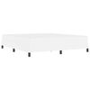 vidaXL Κρεβάτι με στρώμα Καθαρό Λευκό 180 x 200 cm Τεχνητό δέρμα