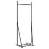 vidaXL Ράφι Ρούχων Μαύρο 62 x 48 x 158 εκ. Ατσάλι