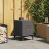 vidaXL Σόμπα Κατασκήνωσης Μαύρο 35 x 50 x 60 εκ Ψυχρής έλασης χάλυβας