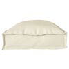 vidaXL Σετ Μαξιλαριών Πάγου 2 pcs Κρεμ 100 x 40 x 8 εκ Ύφασμα Oxford