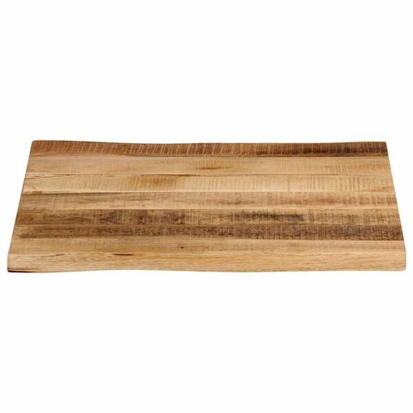 vidaXL Επιφάνεια Τραπεζιού 40x40x3,8 εκ. Live Edge Μασίφ Ξύλο Μάνγκο