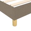 vidaXL Σκελετός Κρεβατιού Χωρίς Στρώμα Taupe 120x200 εκ. Υφασμάτινο