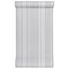 vidaXL Ταπετσαρία 3D Ριγέ Γκρι 10x0,53 μ. Non-woven