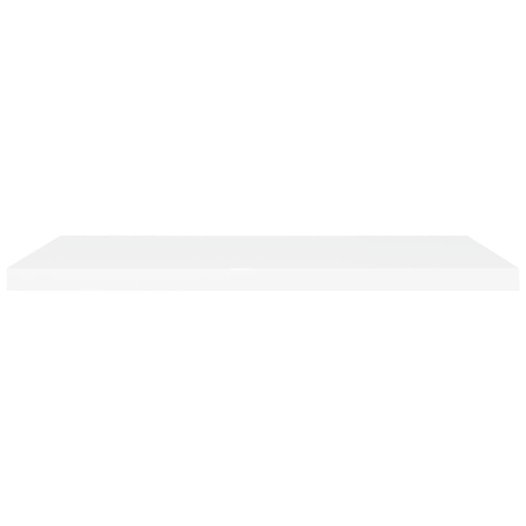 vidaXL Ράφια Τοίχου 4 τεμ. Άσπρα 90x23,5x3,8 εκ. MDF