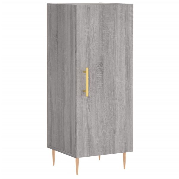 vidaXL Ντουλάπι Γκρι Sonoma 34,5x34x90 εκ. από Επεξεργασμένο Ξύλο