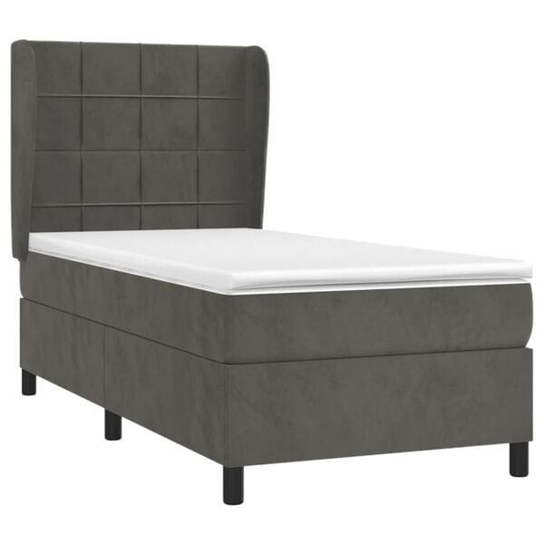 vidaXL &Kappa;&rho;&epsilon;&beta;ά&tau;&iota; Boxspring &mu;&epsilon; &Sigma;&tau;&rho;ώ&mu;&alpha; &Sigma;&kappa;&omicron;ύ&rho;&omicron; &Gamma;&kappa;&rho;&iota; 80x200 &epsilon;&kappa;. &Beta;&epsilon;&lambda;&omicron;ύ&delta;&iota;&nu;&omicron;
