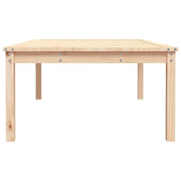 vidaXL Τραπέζι Κήπου 121 x 82,5 x 45 εκ. από Μασίφ Ξύλο Πεύκου