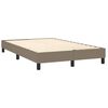 vidaXL &Kappa;&rho;&epsilon;&beta;ά&tau;&iota; Boxspring &mu;&epsilon; &Sigma;&tau;&rho;ώ&mu;&alpha; & LED Taupe 120x200 &epsilon;&kappa;. &Upsilon;&phi;&alpha;&sigma;&mu;ά&tau;&iota;&nu;&omicron;