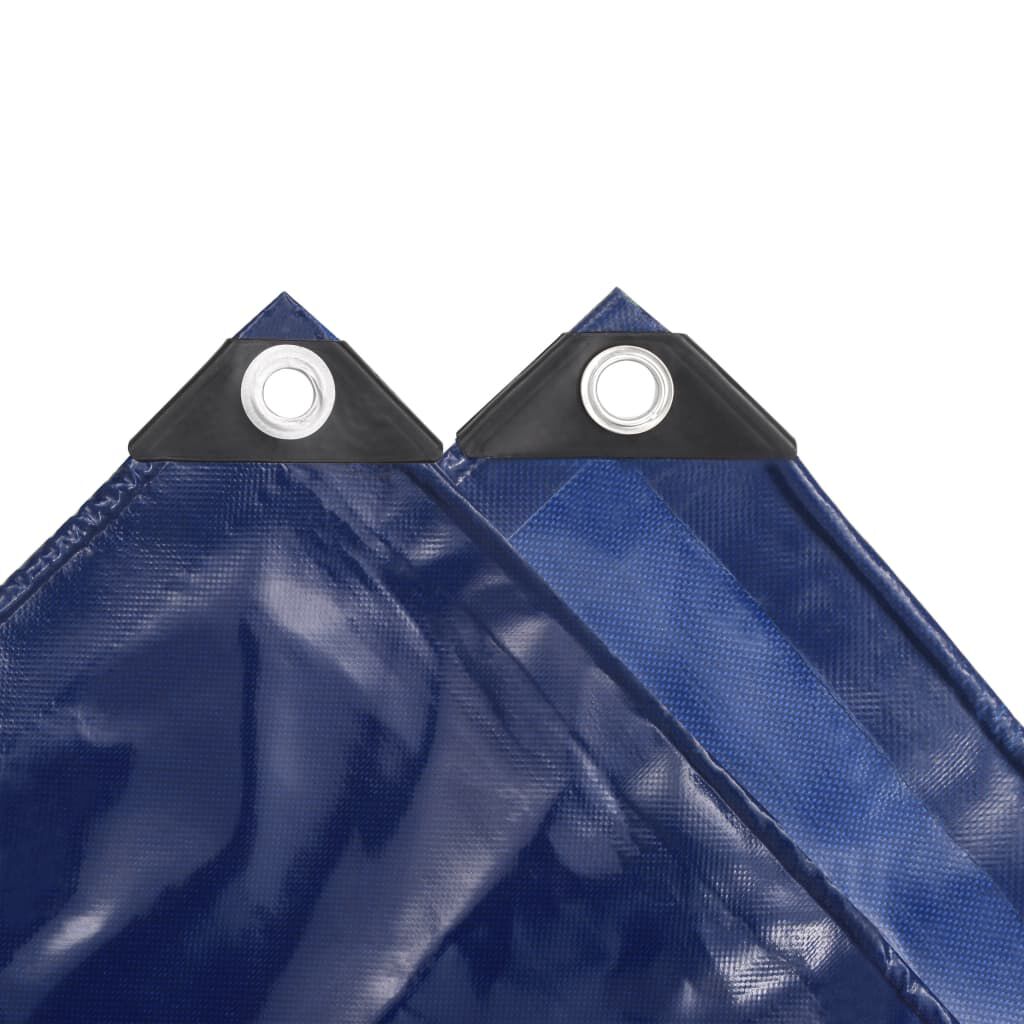 vidaXL Μουσαμάς 650 γρ./μ.² Μπλε 3 x 5 μ.