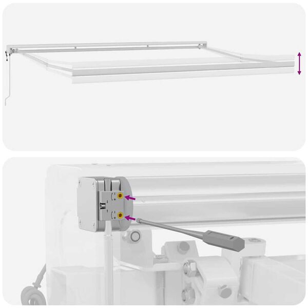 vidaXL Σκηνίτσα Αναδιπλούμενη Πολύχρωμο 500 x 300 εκ Ύφασμα, Μέταλλο