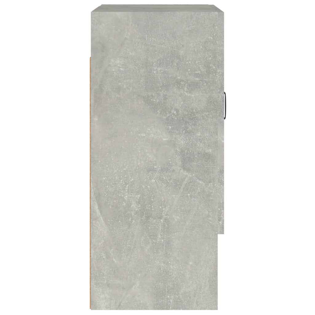 vidaXL Ντουλάπι Τοίχου Γκρι Σκυρ. 60x31x70 εκ. Επεξεργασμένο Ξύλο