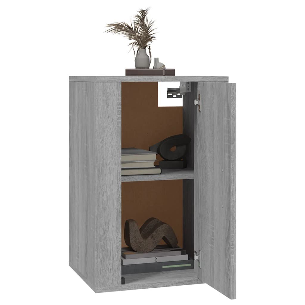 vidaXL Έπιπλα Τηλεόρασης Επιτοίχια 2 τεμ. Γκρι Sonoma 40x34,5x60 εκ.