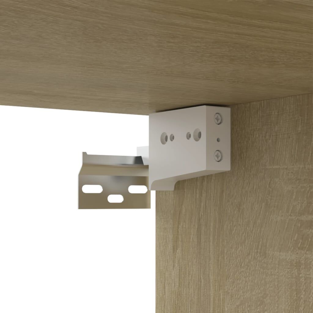 vidaXL Έπιπλο Τηλεόρασης Sonoma Δρυς 80 x 30 x 30 εκ. από Επεξ. Ξύλο