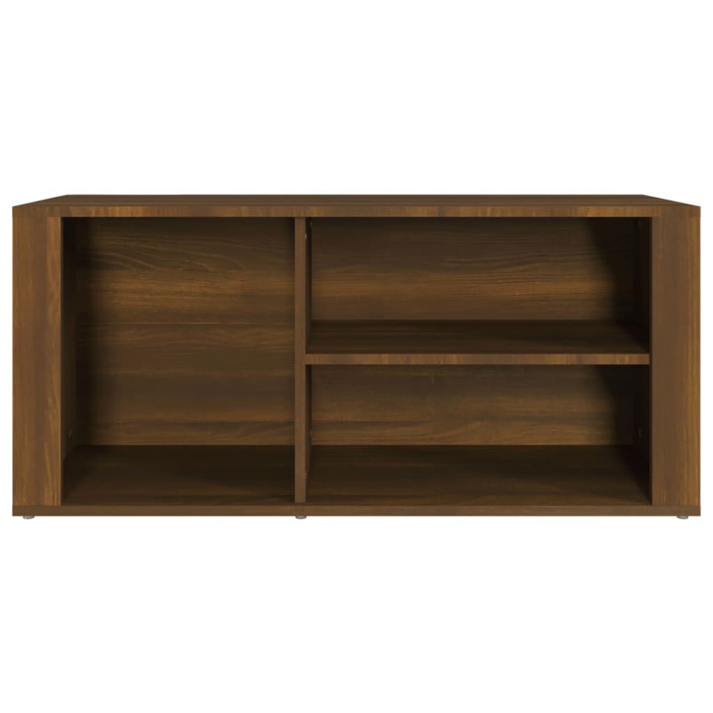 vidaXL Παπουτσοθήκη Καφέ Δρυς 100x35x45 εκ. από Επεξεργασμένο Ξύλο