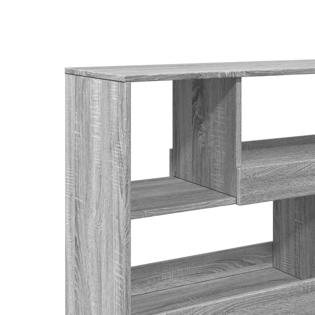 vidaXL Βιβλιοθήκη/Διαχωριστικό Χώρου Γκρι Sonoma 100x33x94,5 εκ.