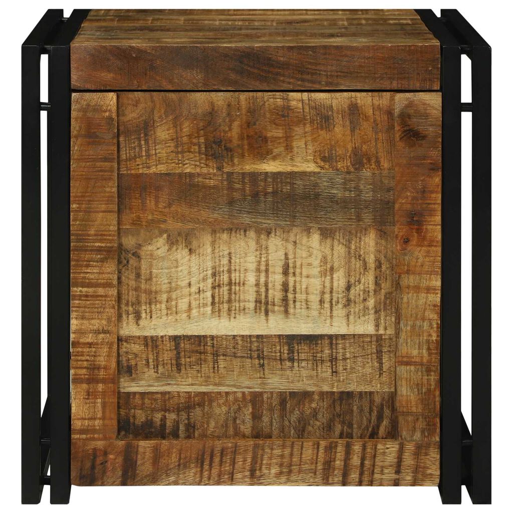 vidaXL Κουτί αποθήκευσης 50 x 50 x 50 cm ακατέργαστο ξύλο μάνγκο
