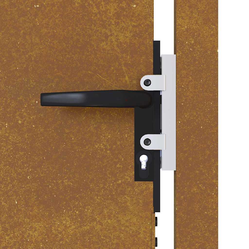 vidaXL Πύλη Κήπου 105 x 105 εκ. από Ατσάλι Corten
