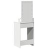 vidaXL Τραπέζι περιποίησης Λευκό 50 x 41 x 140 εκ. Επεξεργασμένο ξύλο