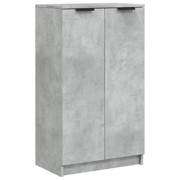 vidaXL Παπουτσοθήκη Γκρι Σκυροδέματος 59x35x100,5 εκ. Επεξεργασμένο Ξύλο
