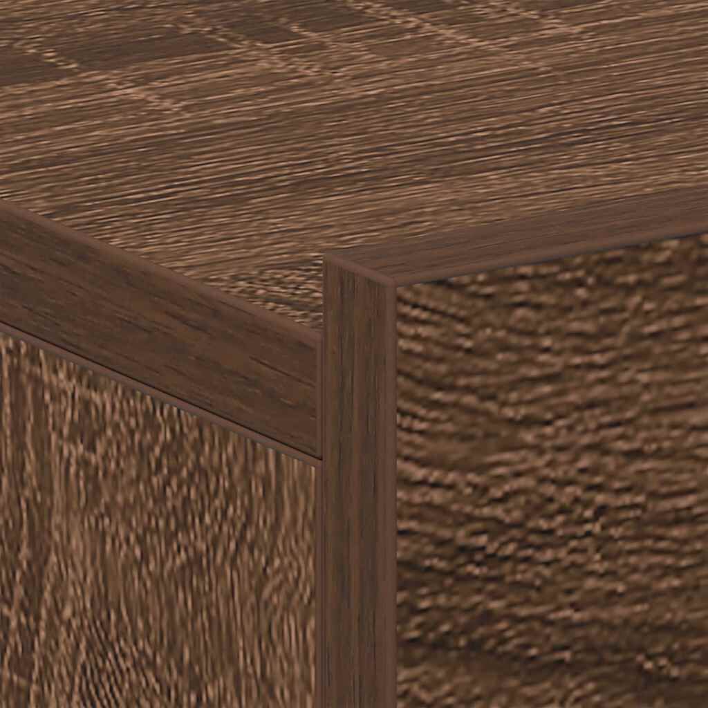 vidaXL Κομοδίνο Κρεμαστά Καφέ Δρυς 40x30x15 εκ. Επεξεργ. Ξύλο