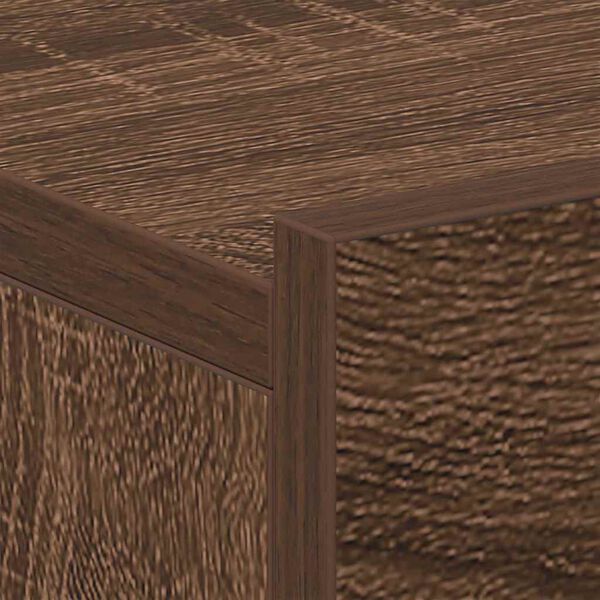 vidaXL Κομοδίνο Κρεμαστά Καφέ Δρυς 40x30x15 εκ. Επεξεργ. Ξύλο