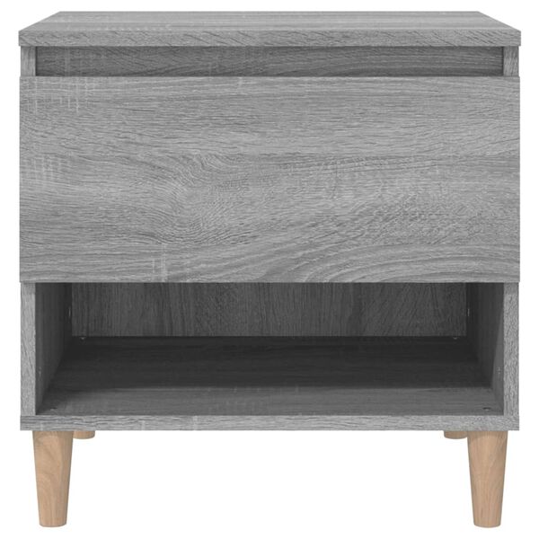 vidaXL Κομοδίνο Γκρι Sonoma 50x46x50 εκ. από Επεξεργασμένο Ξύλο