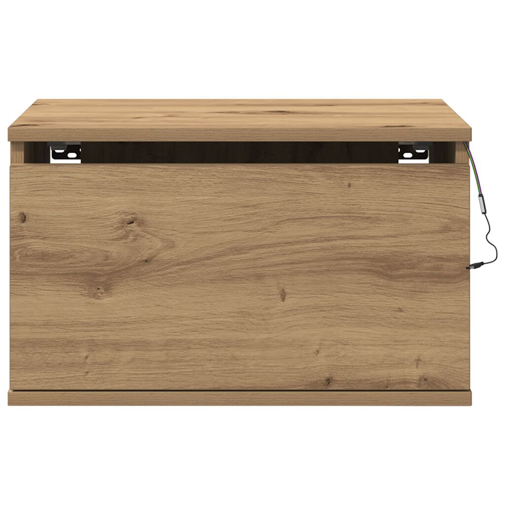 κουζίνας κομοδίνο vidaXL με LED τοίχου Artisan Oak 50x36x30 εκ.