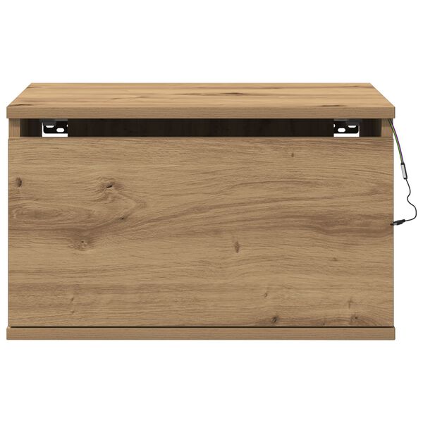 κουζίνας κομοδίνο vidaXL με LED τοίχου Artisan Oak 50x36x30 εκ.