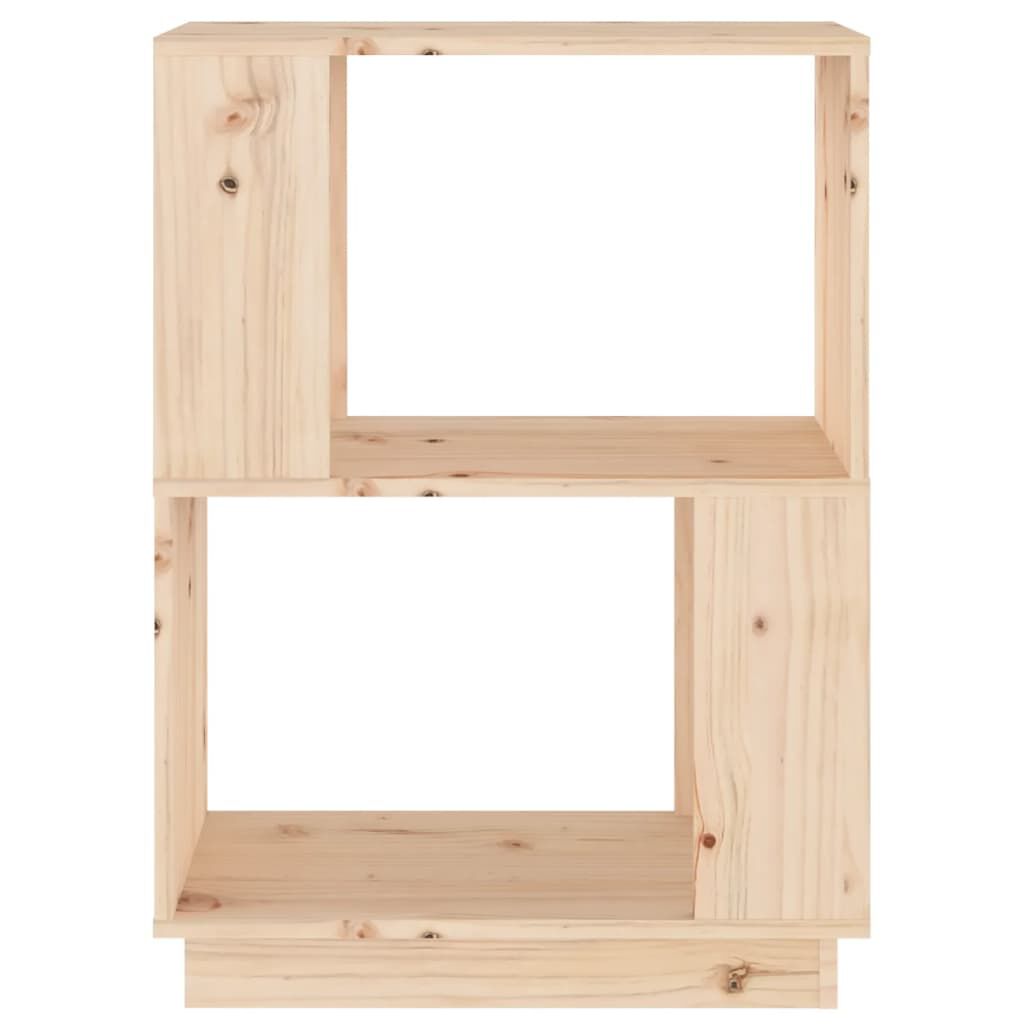 vidaXL Βιβλιοθήκη/Διαχωριστικό Χώρου 51x25x70 εκ. Μασίφ Ξύλο Πεύκου
