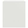 vidaXL Κομοδίνο Λευκό 34,5 x 39 x 44 εκ. από Χάλυβα