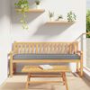 vidaXL Σετ Μαξιλαριών Πάγου 2 pcs Γκρι 180 x 40 x 8 εκ.