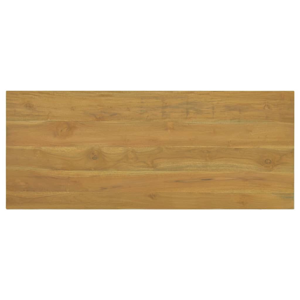 vidaXL Έπιπλο Μπάνιου Επιτοίχιο 110x45x30 εκ. από Μασίφ Ξύλο Teak