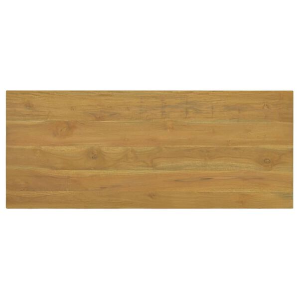 vidaXL Έπιπλο Μπάνιου Επιτοίχιο 110x45x30 εκ. από Μασίφ Ξύλο Teak