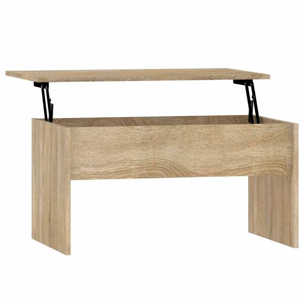 vidaXL Τραπεζάκι Σαλονιού Sonoma Δρυς 80x50,5x41,5 εκ. Επεξεργ. Ξύλο