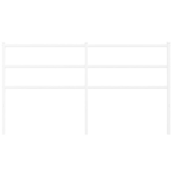 vidaXL Κεφαλάρι Λευκό 150 εκ. Μεταλλικό