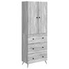 vidaXL &Sigma;έ&tau; &Nu;&tau;&omicron;&upsilon;&lambda;&alpha;&pi;&iota;ώ&nu; 2 pcs &Gamma;&kappa;&rho;&iota; Sonoma 66 x 34,5 x 90 &epsilon;&kappa;