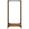 Ράφι για καυσόξυλα vidaXL 40x30x80 cm Ατσάλι σκληρυθέν στον αέρα