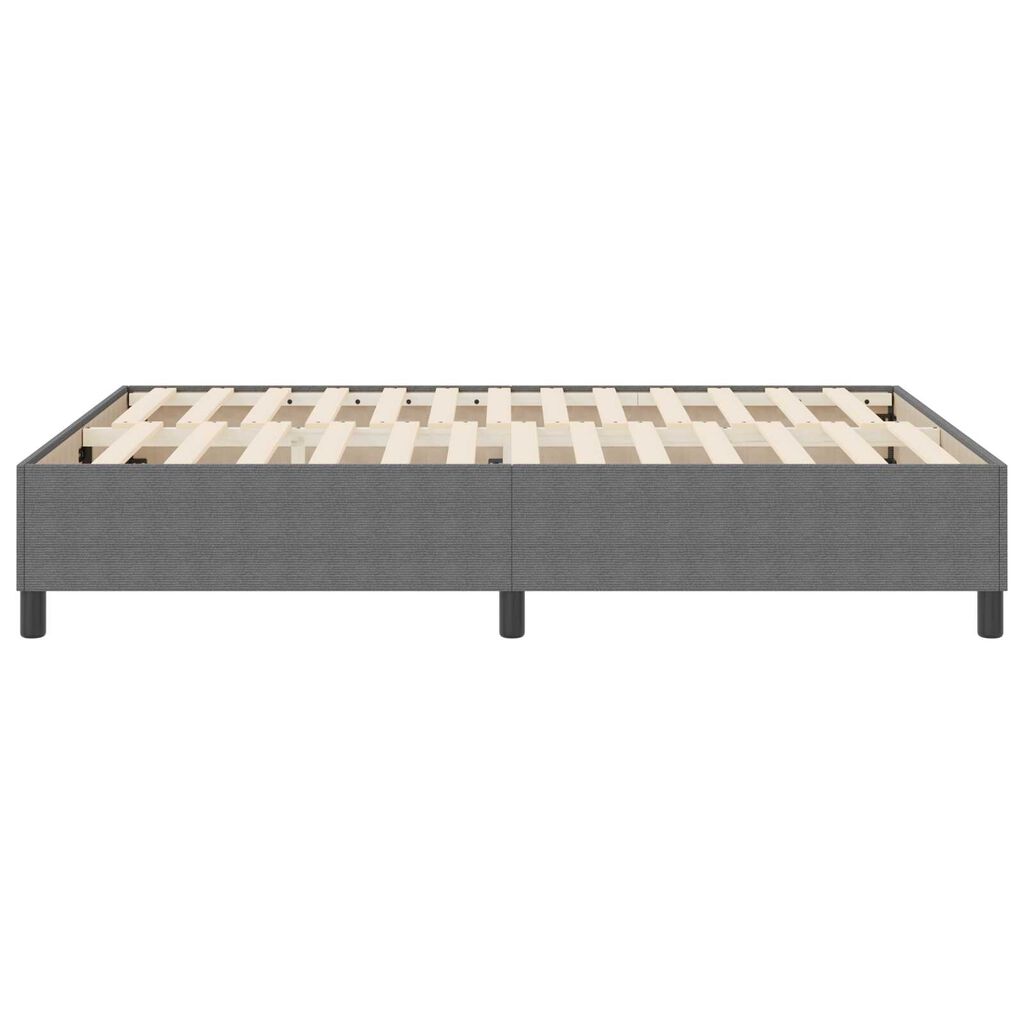 vidaXL Κρεβάτι με ελατήρια Ανοιχτό γκρι 140 x 190 cm Βελούδο