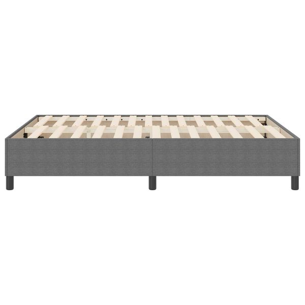 vidaXL Κρεβάτι με ελατήρια Ανοιχτό γκρι 140 x 190 cm Βελούδο