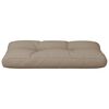 vidaXL Μαξιλάρι Παλέτας Taupe 80 x 40 x 12 εκ. Υφασμάτινο