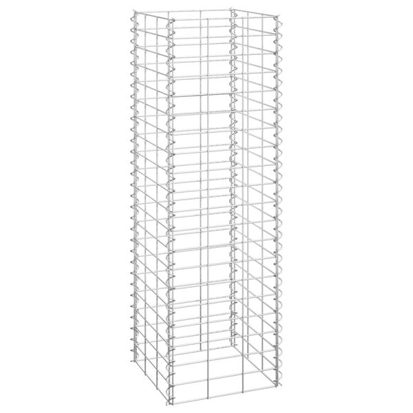 vidaXL Συρματοκιβώτια-Γλάστρες Υπερυψ. 3 τεμ. 30x30x100εκ. Σιδερένιες