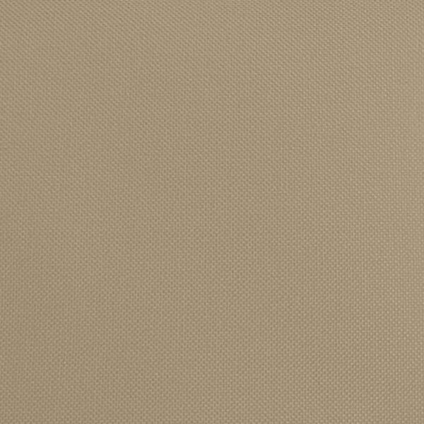 vidaXL Ξαπλώστρα Πτυσ. Taupe Ύφ. Oxford/Ατσάλι Ηλεκτ. Βαφή Πούδρας
