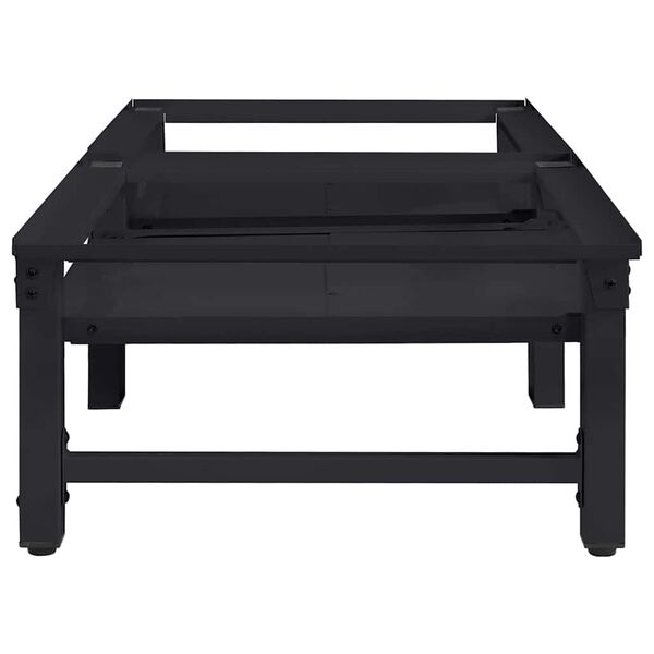 vidaXL Βάση Πλυντηρίου Ρούχων 2 pcs Μαύρο 64 x 55 x 32.5 εκ Ατσάλι